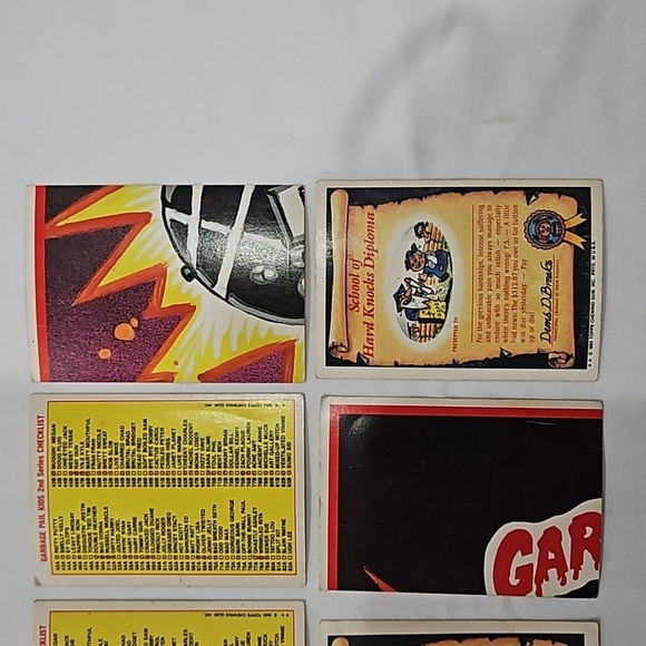Garbage pail kids 6 vintage cards stickers 1985 Topps collectable - Picture 9 of 13